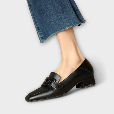 Monika™ | Elegante mokkasiner med hæl