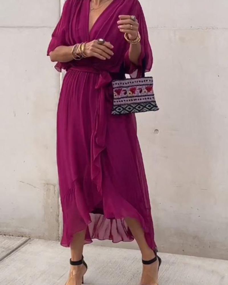 CRISTI – Kjole med Flydende Silhuet