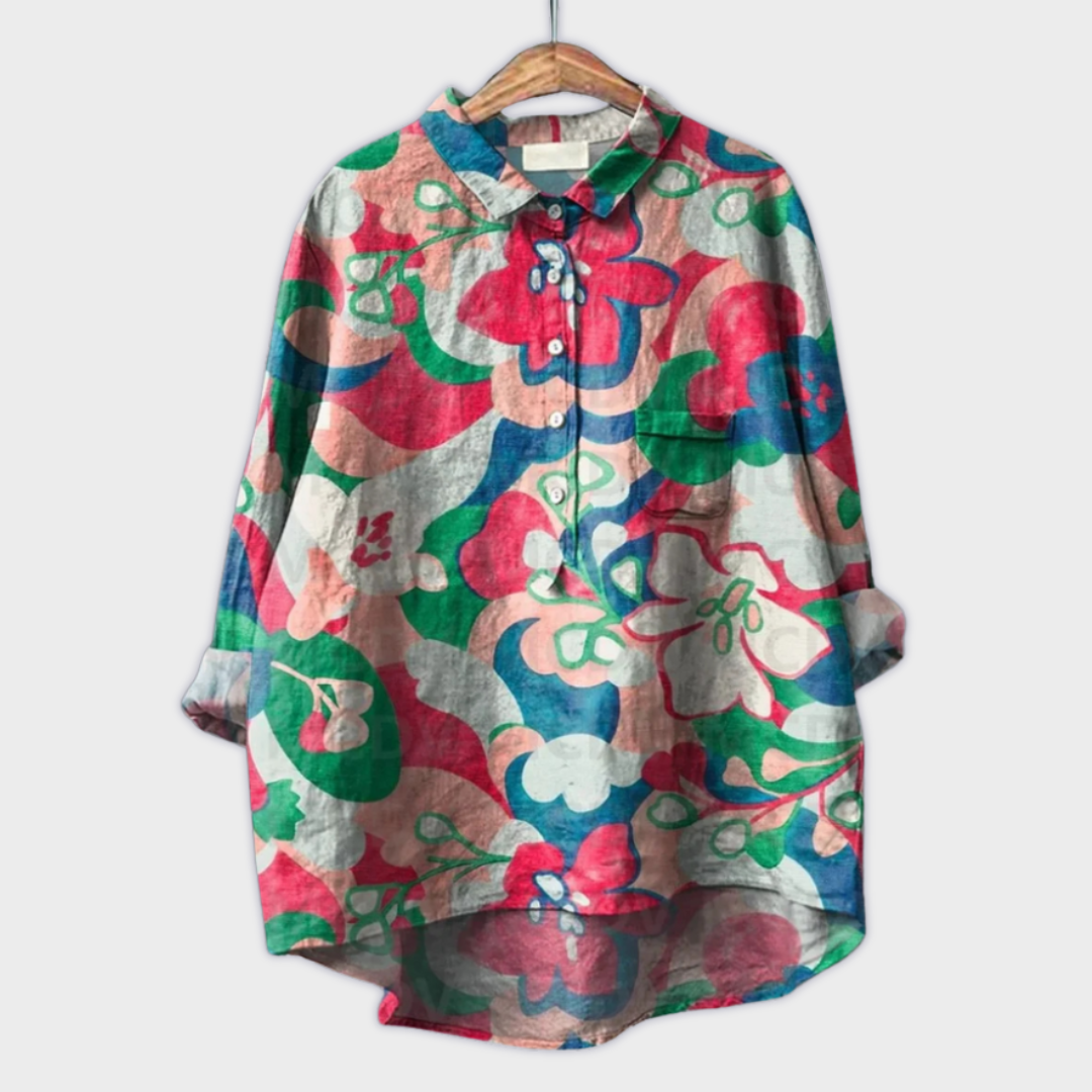 Blomster | Håndlavet Kvindebluse