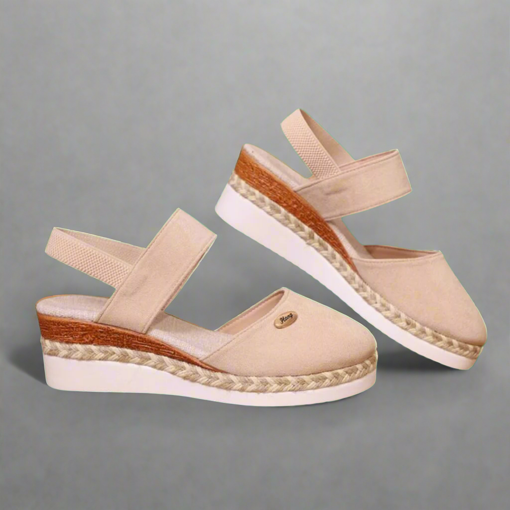 Gitta | Plus-Size Wedge Sandaler – Komfortable og Alsidige
