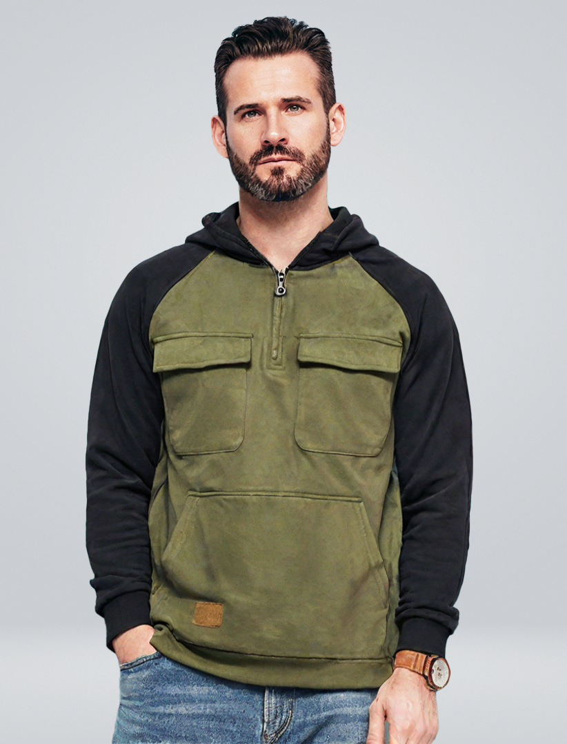 Kristian | Half-Zip Hættetrøje