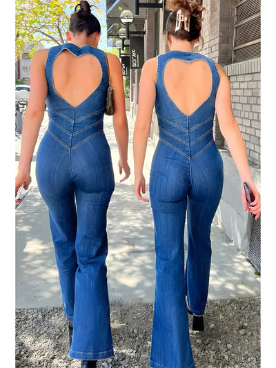 Julie™ | Denim Buksedragt