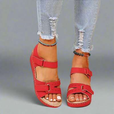 Gudula | Elegante Orthopædiske Sandaler i Blødt Materiale