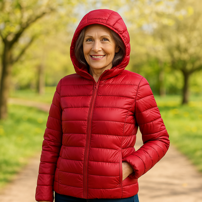 Metta Polstret Mellemlag i Rød