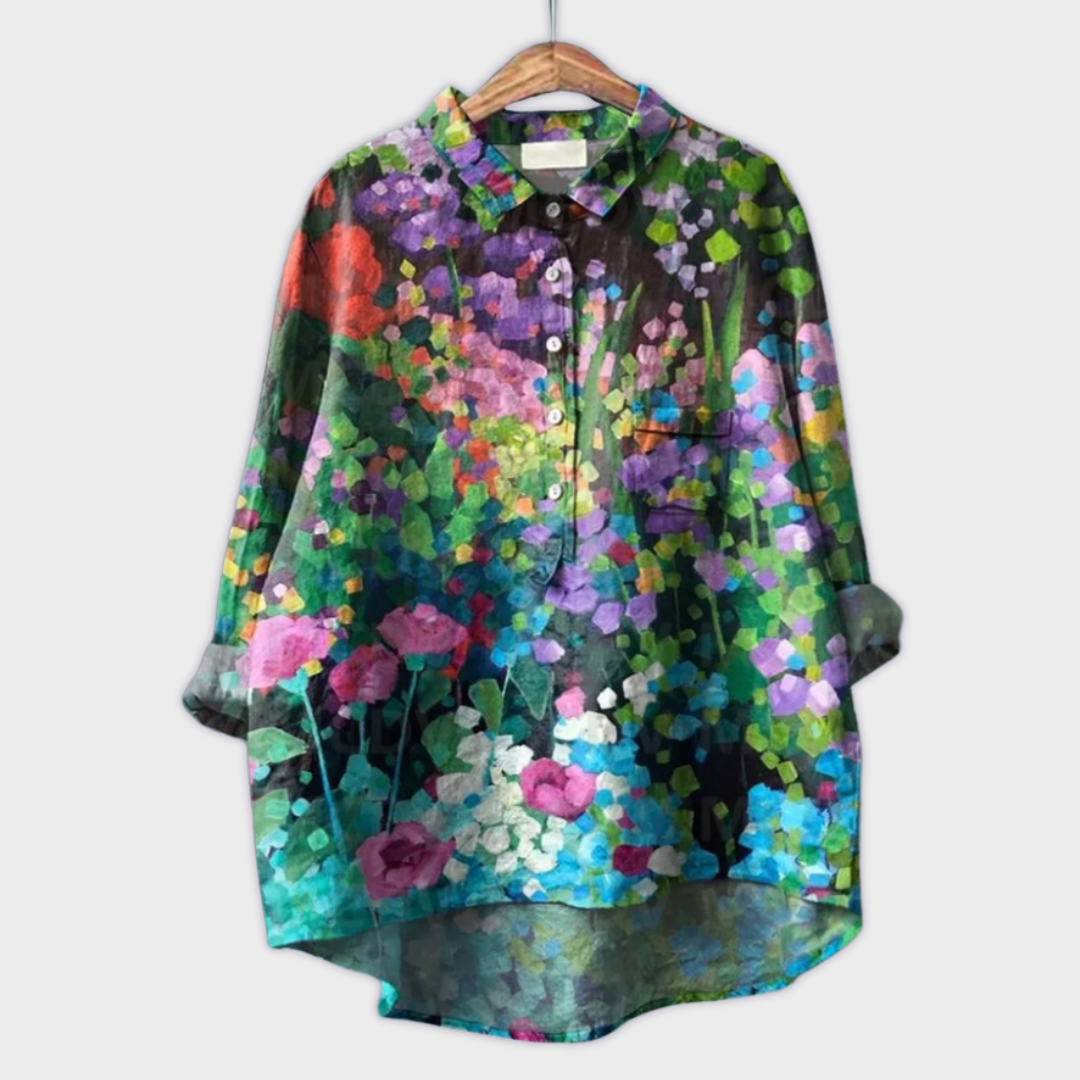 Blomster | Håndlavet Kvindebluse