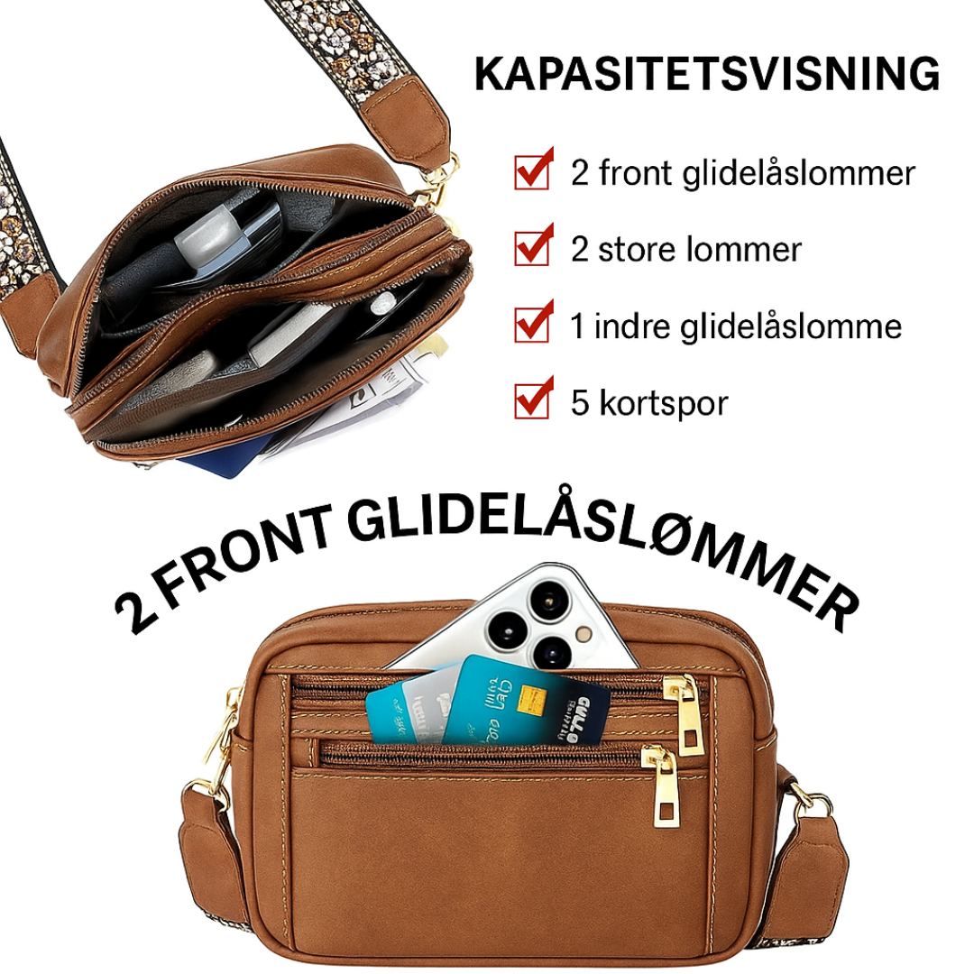 Camille™ – Elegant Skind Skuldertaske