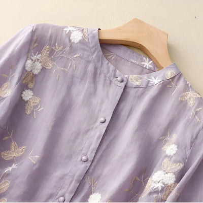 Emma – Let og Elegant Bomuldsbluse