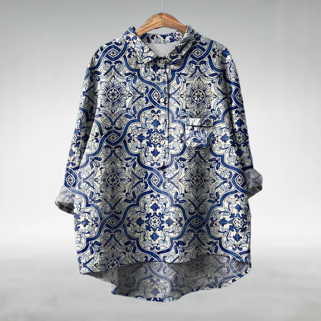 Blomster | Håndlavet Kvindebluse