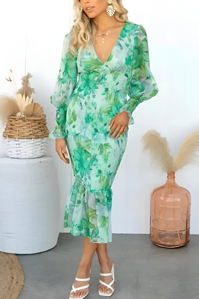 Ynne™ - Elegant blomsterkjole