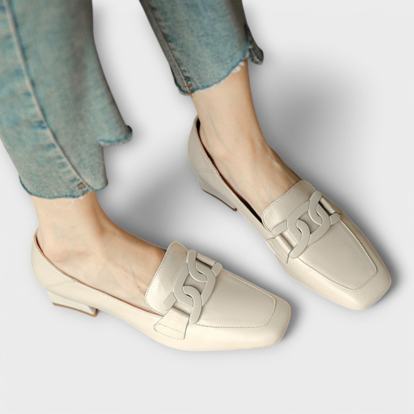 Monika™ | Elegante mokkasiner med hæl
