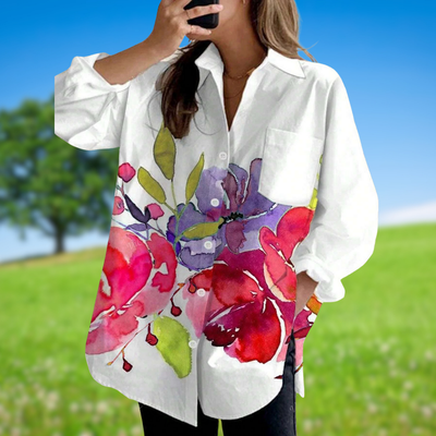 Evelora™ – bluse med blomsterprint