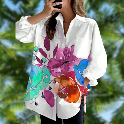 Evelora™ – bluse med blomsterprint