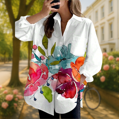 Evelora™ – bluse med blomsterprint