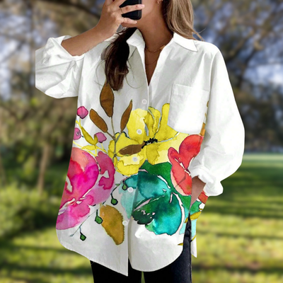 Evelora™ – bluse med blomsterprint