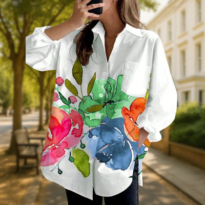 Evelora™ – bluse med blomsterprint