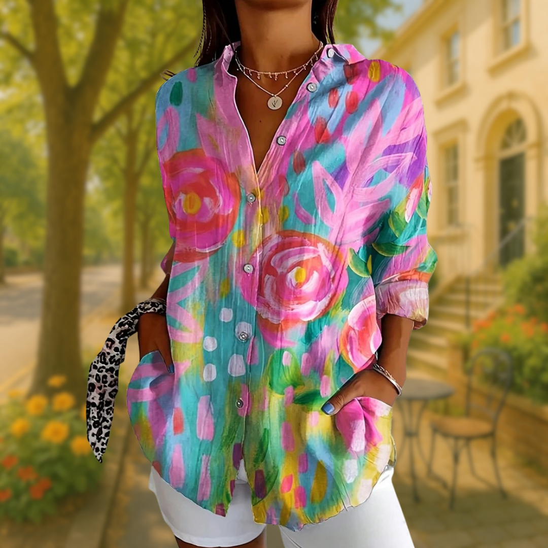 Meloria™ – blomstrede bluse