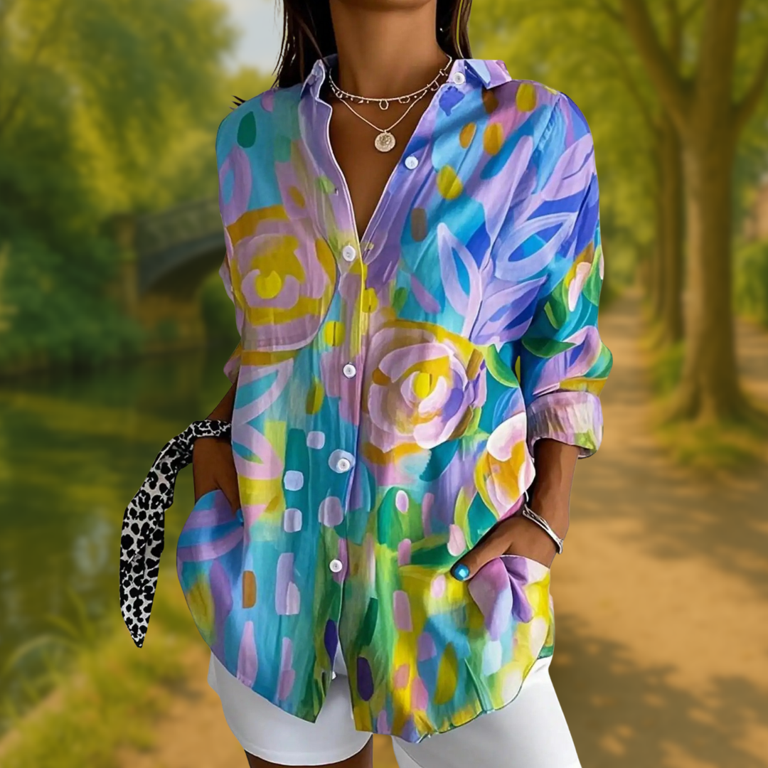 Meloria™ – blomstrede bluse