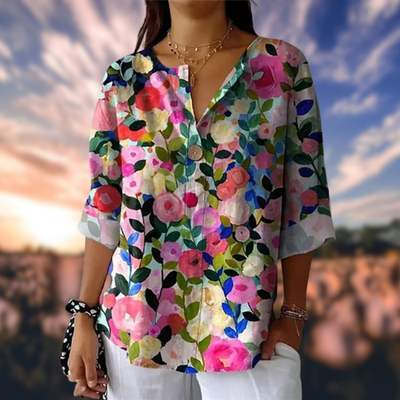 Evarelle™ – blomstrede bluse
