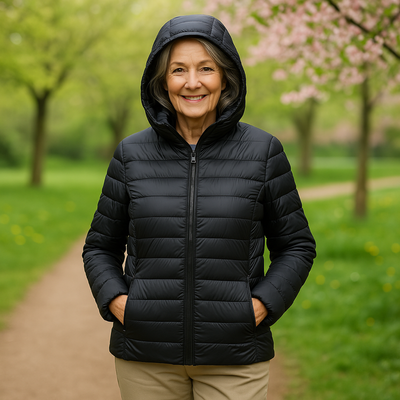 Metta Polstret Mellemlag - Sort