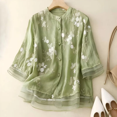 Emma – Let og Elegant Bomuldsbluse