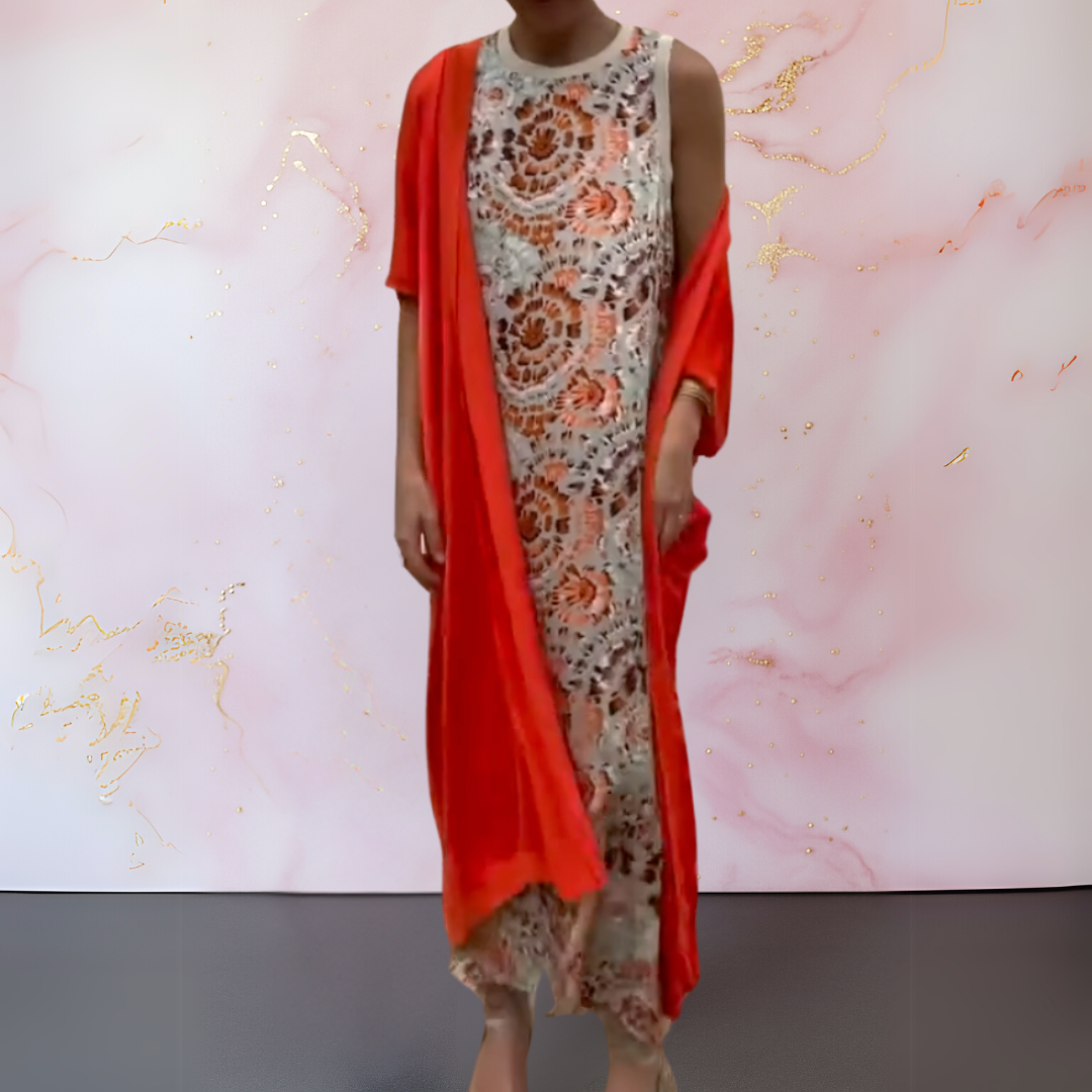 Mette™ | Elegant kjole med cardigan