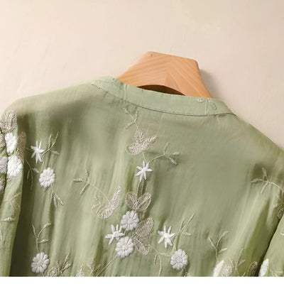 Emma – Let og Elegant Bomuldsbluse