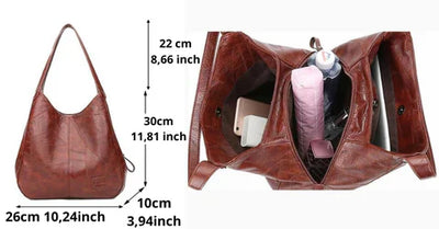 Kaja™ | Lædertaske i ægte læder