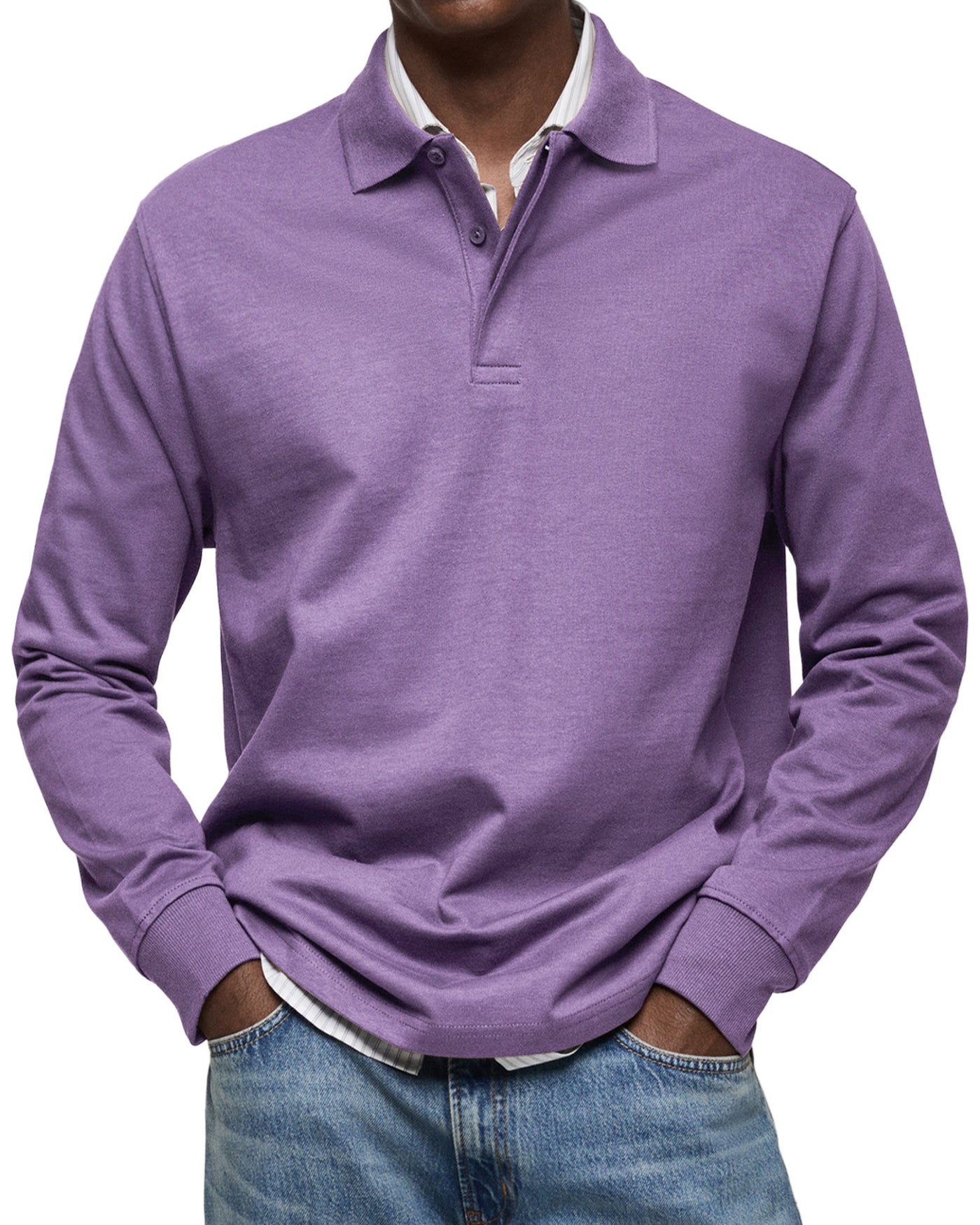 Torsten™ | Casual Poloshirt med Lange Ærmer