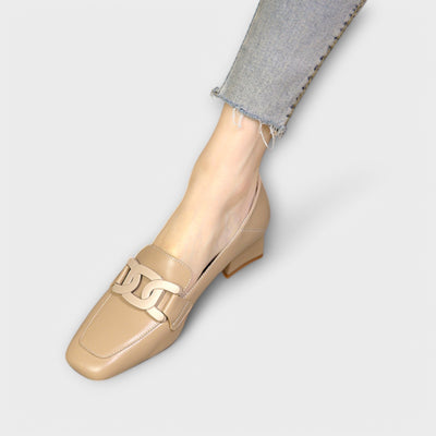 Monika™ | Elegante mokkasiner med hæl