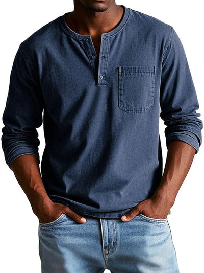 Frederik | Vintage Henley Trøje