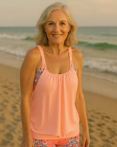 Inge - Blomsterprint Klassisk Tankini