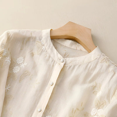 Emma – Let og Elegant Bomuldsbluse