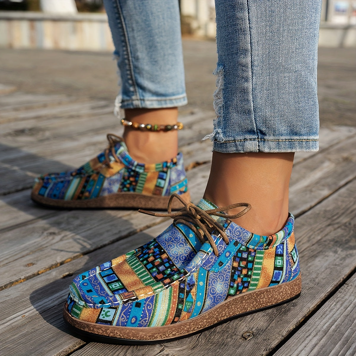 Vigga | Boho Slip-On Snøresko
