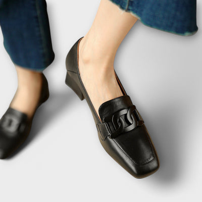 Monika™ | Elegante mokkasiner med hæl