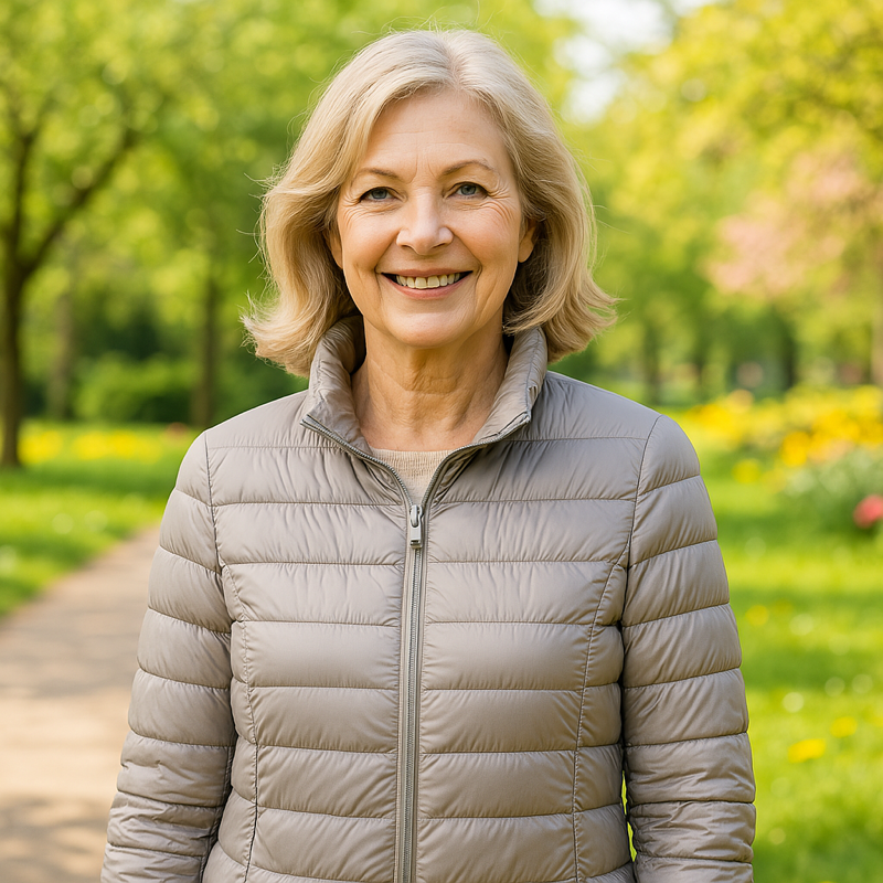 Ulla Padded Mid-Layer | Gray