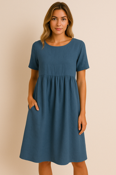 Anja™ - Mavedækkende kjole