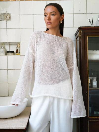 Mia™ | Chic Casual Langærmet Top til Damer