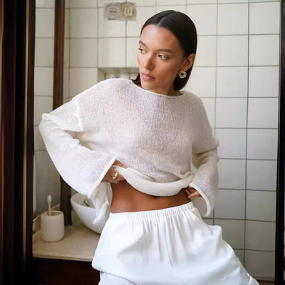 Mia™ | Chic Casual Langærmet Top til Damer