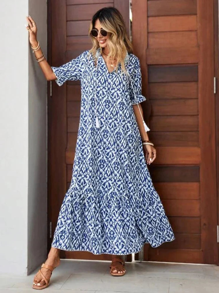 Juliette™ | Blomstret Chiffon Kjole