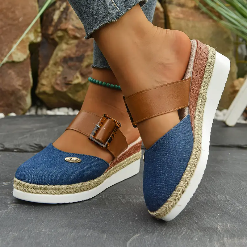 KAJA™ | Antonia - Ortopædiske Sandaler med Plateau, Ventilerende og Afslappede