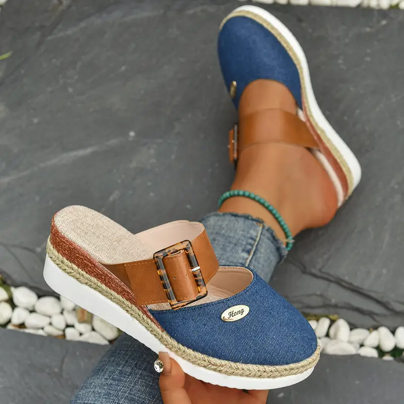 KAJA™ | Antonia - Ortopædiske Sandaler med Plateau, Ventilerende og Afslappede