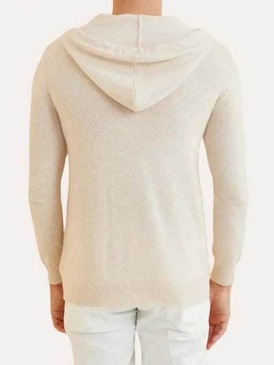 Essentiel Cashmere Hoodie - Crème Beige