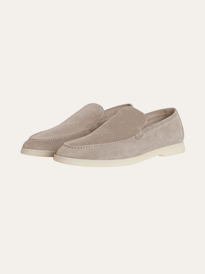 Fines Suede Loafers – Beige Sable
