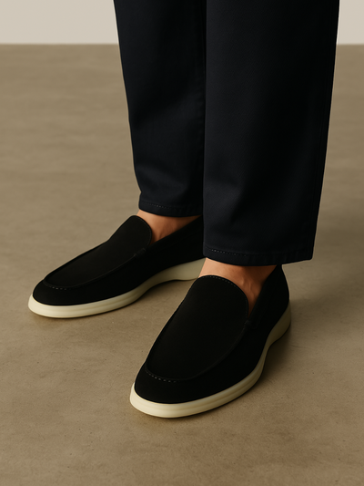Forfinet Suede Loafers – Sort