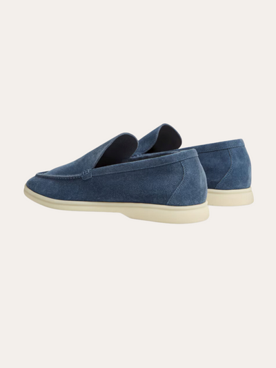 Fines Suede Loafers – Intens Blå