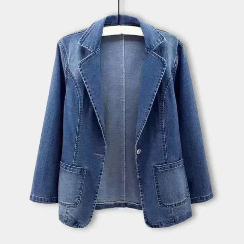 Camilla | Stilren denimblazer