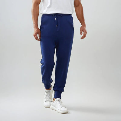 Forfinet Cashmere Bukser – Blå