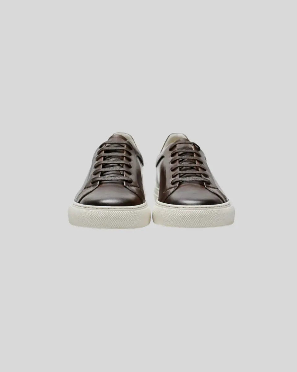 Læder Oxford Sneakers - Brun
