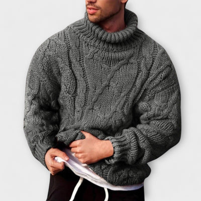 Lars | Vinter Strik Turtleneck Sweater