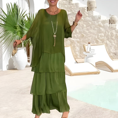 Ebba™ - Ledig kjole luftig elegance